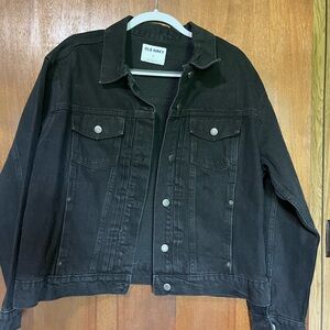 Black Denim Jacket XL